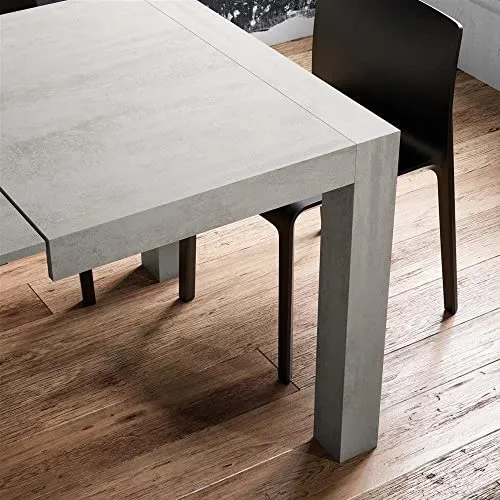 MOBILI FIVER, Table à Manger Extensible, Iacopo, Noyer, Made in Italy