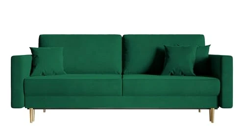Selsey Valico Sofas, Engineered Wood, Vert, 230 cm Longueur