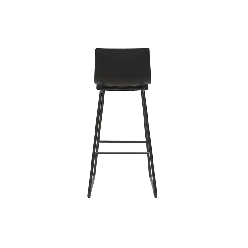 Miliboo Tabourets de Bar Design Noir 76 cm (Lot de 2) ONA