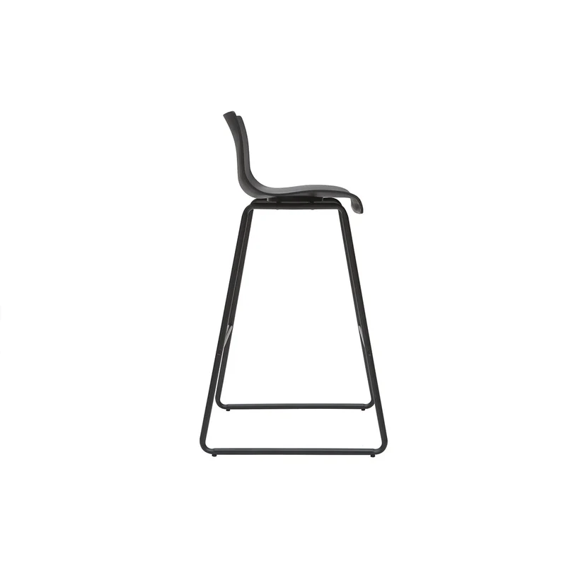 Miliboo Tabourets de Bar Design Noir 76 cm (Lot de 2) ONA