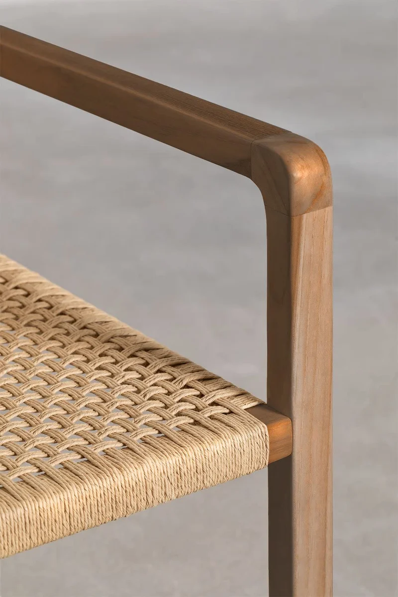 SKLUM Chaise de Salle à Manger en Bois de Teck Monsxau Bois de Teck