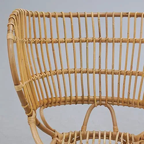 AUBRY GASPARD Grand Fauteuil en rotin Empire