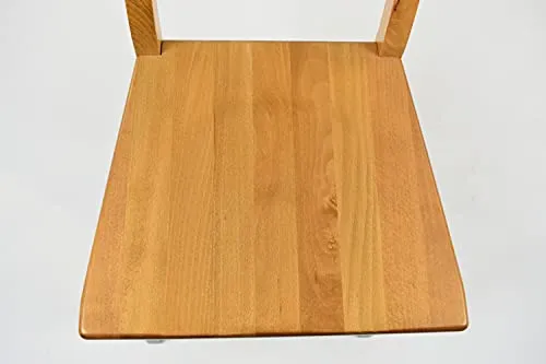 t m c s Tommychairs - Set 6 chaises Artemisia pour Cuisine, Bar et Salle à Manger, Robuste Structure et Assise en Bois de hêtre peindré en chêne