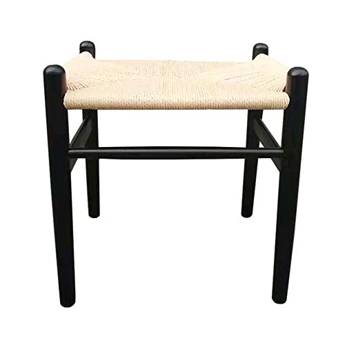 NMDCDH Tabourets de Pied Ottoman Tabouret de canapé Repose-Pieds Marchepied Petit Repose-Pieds Repose-Pieds rembourrés Tabouret de Table Basse Salon en rotin en Bois Massif, 12 Couleurs (