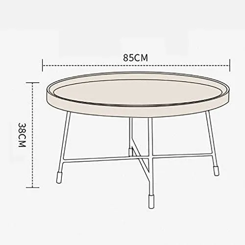 Table Basse Rustique, Tables De Chevet De Canapé, Tables De Chevet avec Pied Croisé pour Mobilier De Salon À La Maison, Brun Noyer (Triangle, Rond, Rectangle)