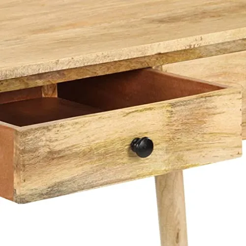vidaXL Table Console Table de Couloir Table d'Entrée Table sous Miroir Salon Salle de Séjour Maison Intérieur 120x50x78 cm Bois de Manguier Massif