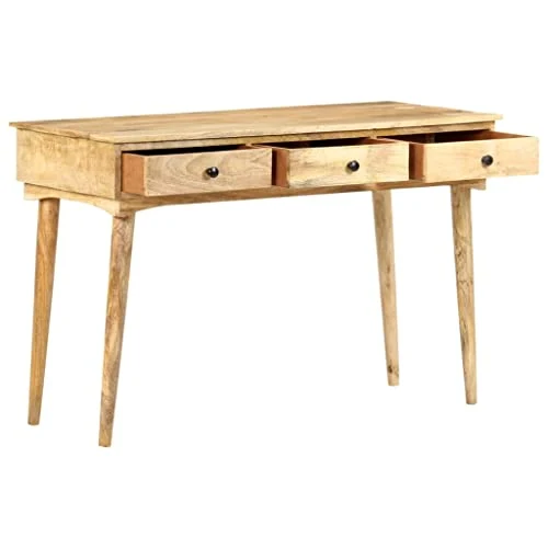 vidaXL Table Console Table de Couloir Table d'Entrée Table sous Miroir Salon Salle de Séjour Maison Intérieur 120x50x78 cm Bois de Manguier Massif