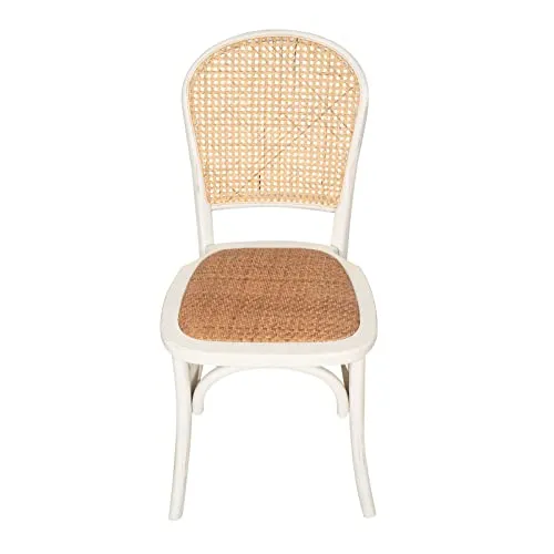 Biscottini Chaise Salle a Manger Bois 88x44x44 cm - Chaise rotin Salle à Manger et Chaise de Cuisine - Chaise bistrot Bois - Chaise Bois bistrot