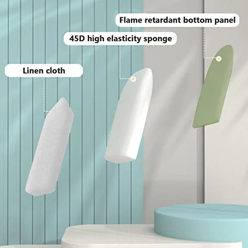 ZOUTYI Têtes de lit rembourrées en Tissu de Lin, Panneaux muraux rembourrés Autocollants pour lit Double, lit Queen, Chambre d'enfant, Lot de 7 Panneaux de 7,9" x 23,6" (Couleur : Bleu)