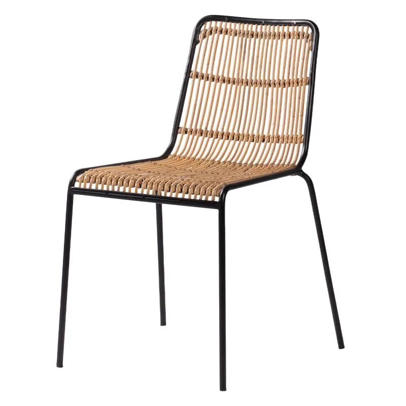 Chaise Lima - Rotin/Métal