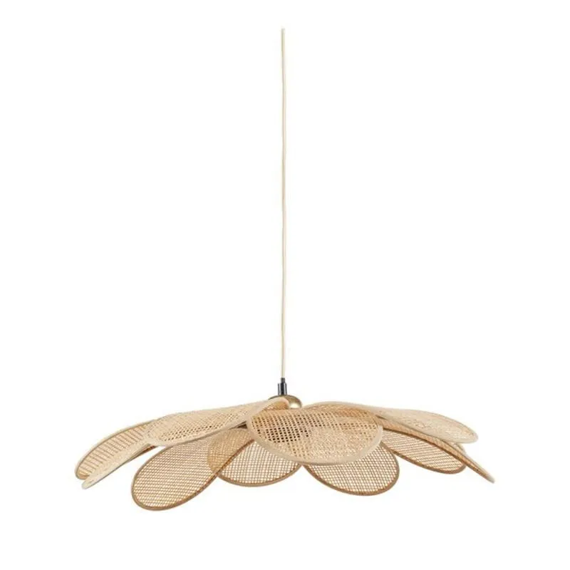 Suspension bambou Petite Margaux 60cm Ostaria - Naturel clair