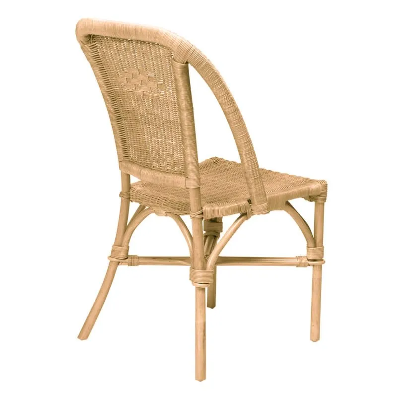 ROTIN DESIGN Chaise Selva Miel en Osier fitrit