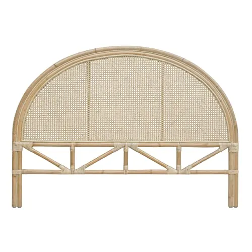 Rendez-Vous Deco - Tête de Lit en Rotin - Idéale pour lit 140 x 190 - Modèle Madya - Inspiration Bohème Chic - L.140 cm x H.100 cm - 5 kg