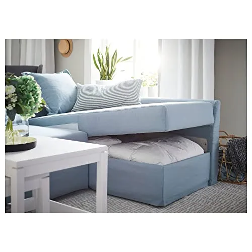 Ikea Holmsund Orrsta Canapé-lit d'angle Bleu clair