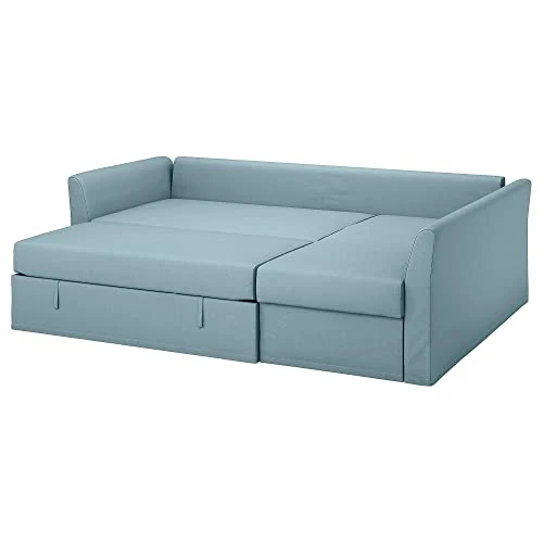 Ikea Holmsund Orrsta Canapé-lit d'angle Bleu clair