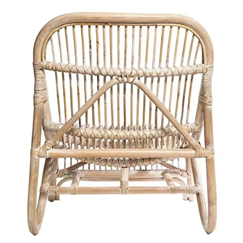 Atmosphera Créateur d'intérieur - Fauteuil Design en Rotin Tamara 75cm Naturel