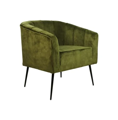 HSM Collection Fauteuil Chester - Vert Olive Adore 16 72 * 71 * 80