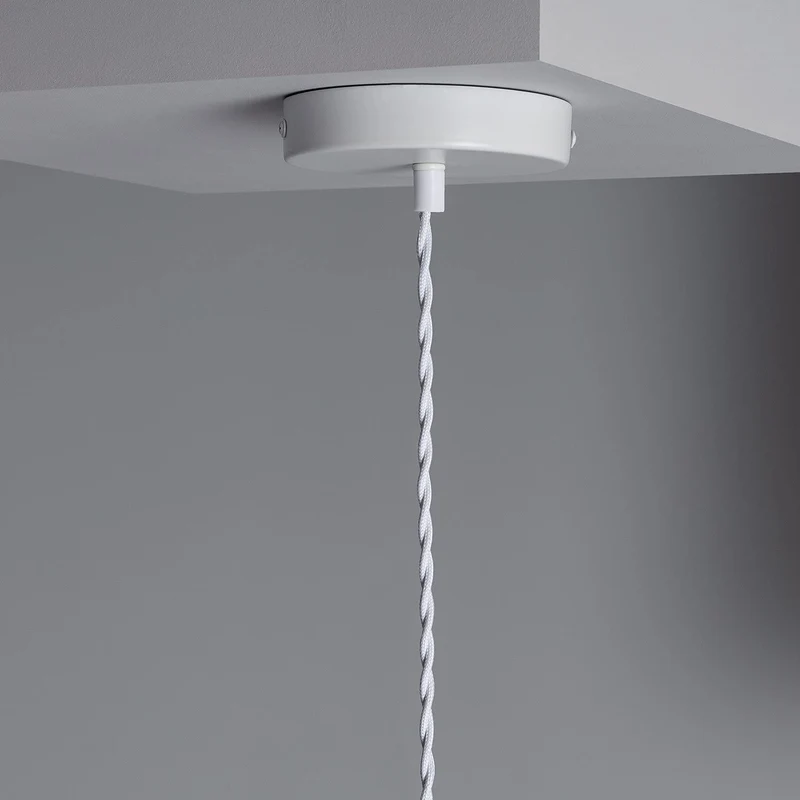 LEDKIA LIGHTING Suspension Textile Reflect Duo Blanc