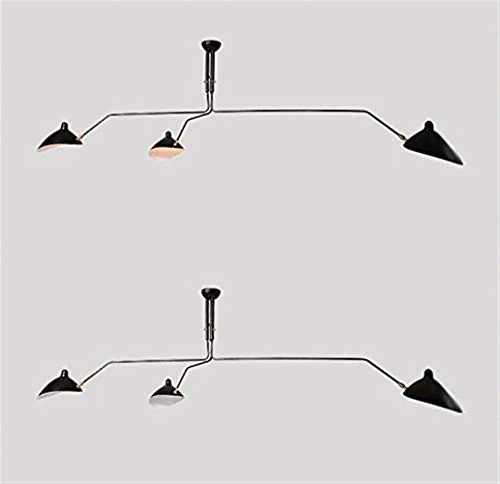 XIWAN Lampe Serge Mouille Serge Mouille Fer créative Moderne Salon Plafond Lampes Lampes //Sol/Mur Lampes Lampe de Plafond chefs-624,6 PLL