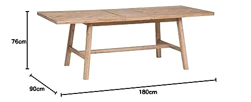 Table à Manger Extensible Aeris - Bois d'acacia - Atmosphera créateur d'intérieur