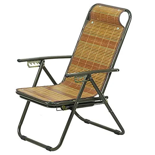 Axdwfd Chaise longue Fauteuil inclinable Chaise pliante Déjeuner Chaise Chaise de bureau Chaise de plage Chaise de loisirs Chaise en fil de bambou Chaise Chaise Siesta Chaise Processus de tapis en bam