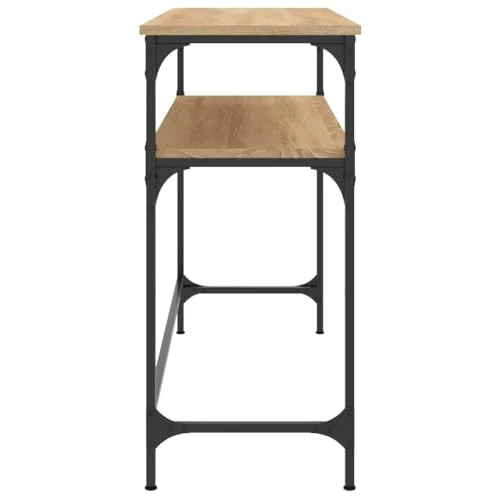 vidaXL Table Console chêne Sonoma 100x35,5x75 cm Bois d'ingénierie