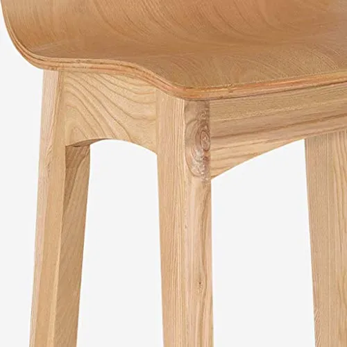 Moolo Tabourets de Bar Chaise, café Simple en Bois Massif
