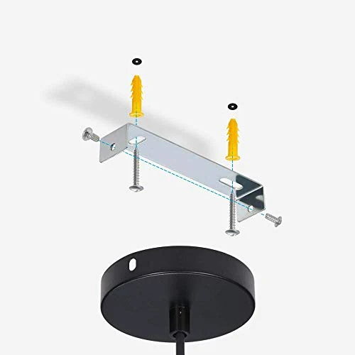 L+ Lustre de cuisine moderne, spot led plafond, en métal, forme cylindre, GU10, plafond H60 cm, diamètre 6 cm