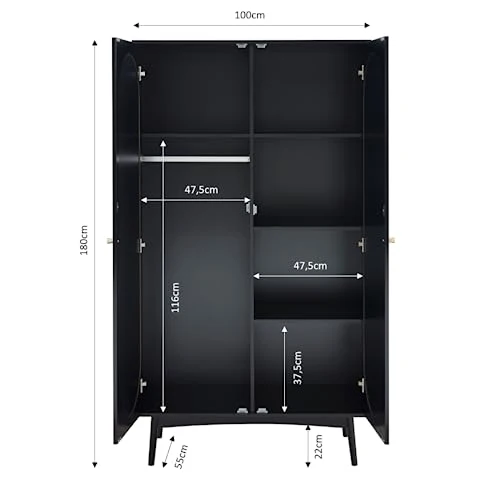 BAÏTA Armoire, 100cm