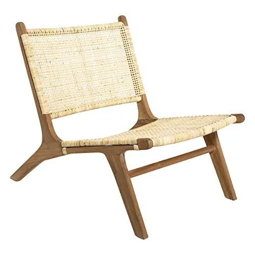 Fauteuil Timor - Teck & rotin - Atmosphera créateur d'intérieur