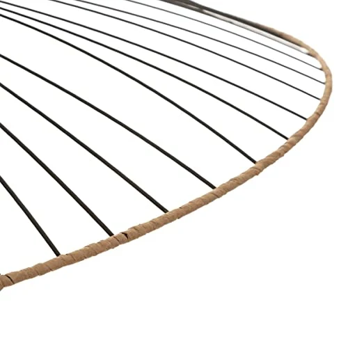 Suspension "Alara" noire - métal filaire D70 cm - Atmosphera créateur d'intérieur