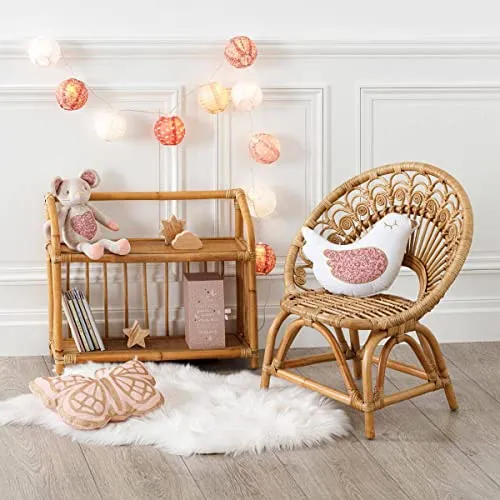 Bibliothèque Enfant - rotin H50 cm - Atmosphera créateur d'intérieur