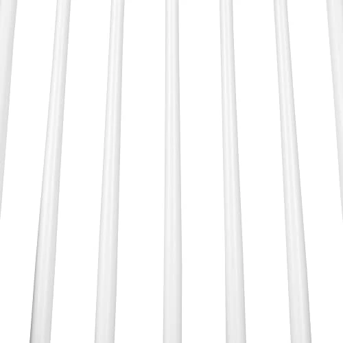 Lot 2 Chaises Blanches en Bois Naturel Design Classique Idéales pour Cuisine ou Salle à Manger au Style Scandinave ou Traditionnel Beliani