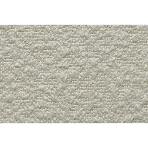 Miliboo Canapé scandinave 2-3 Places en Tissu Effet Laine bouclée écru et Bois Clair Morris