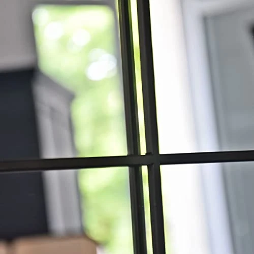 DECOCLICO - Miroir Atelier verrière XXL - Industriel - l 105 cm x H 150 cm x E 3 cm - Métal