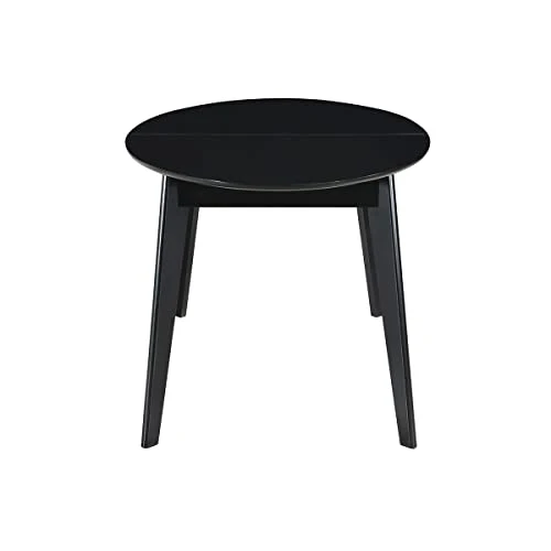 Miliboo Table à Manger Extensible Noire L160-200 cm MARIK