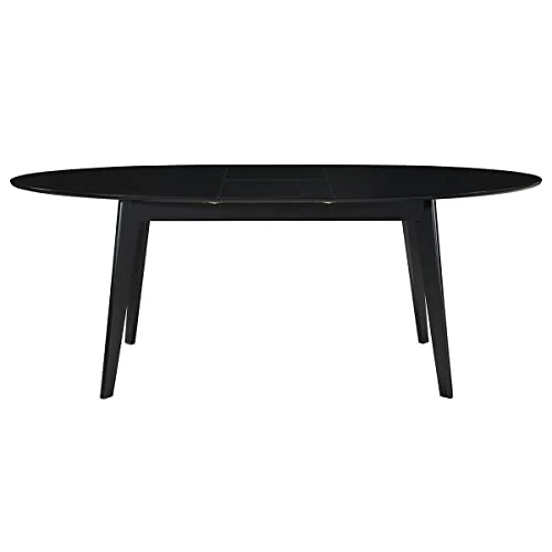 Miliboo Table à Manger Extensible Noire L160-200 cm MARIK