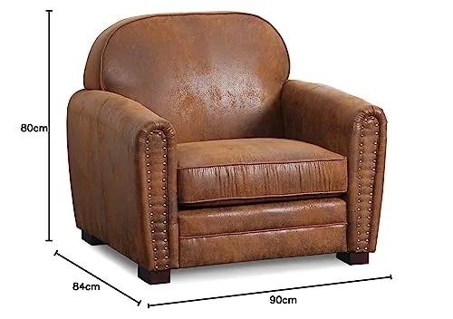 Menzzo Club Fauteuil, Tissu, Vintage, 84