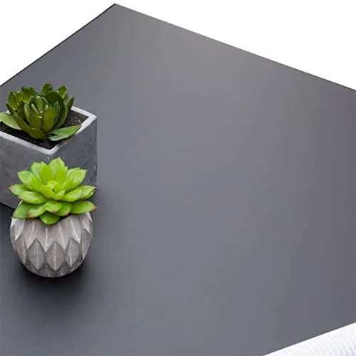 IDIMEX Table Basse HILAR Table de Salon Grande Table d'appoint Design Retro Vintage Industriel, Plateau carré de 80 x 80 cm en métal laqué Noir