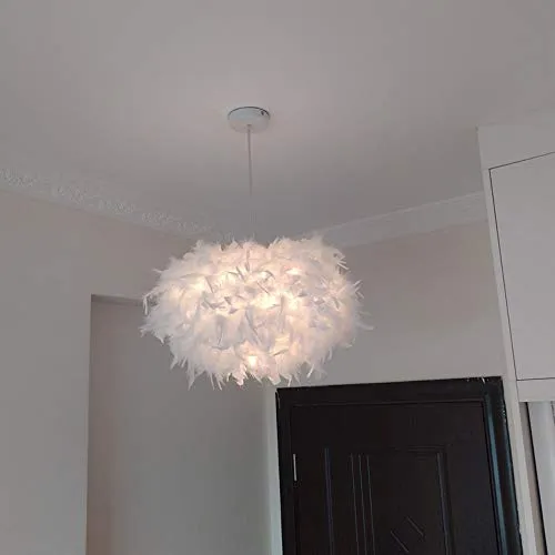 Yabag Lampes suspendues de plafond modernes nordiques chambre juvénile 45 cm