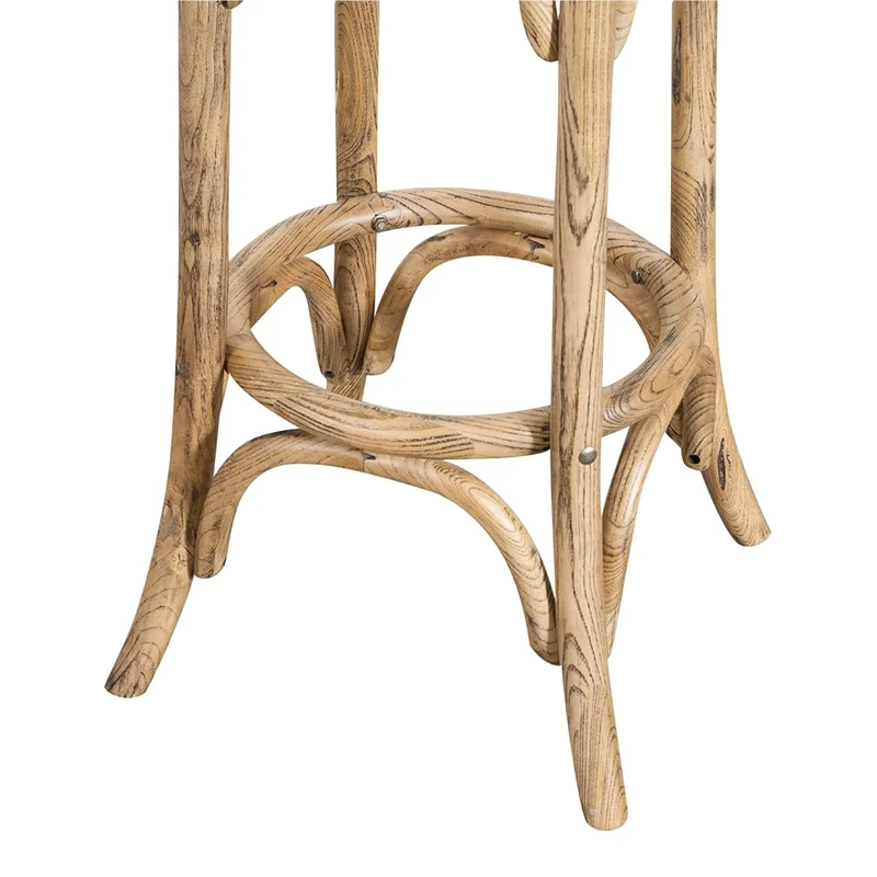 Biscottini tabourets de cuisine bois Thonet 41x75x41 cm | Tabouret haut Made in Italy | Tabouret de cuisine en bois massif de frêne