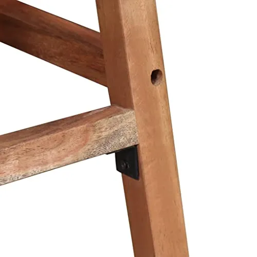 vidaXL Tabourets de Bar Lot de 2 Bois d'acacia Solide