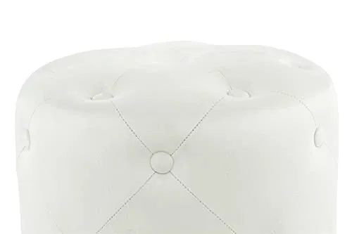 Qiyano Banquette rembourrée en velours - Tabouret de coiffeuse - Beige