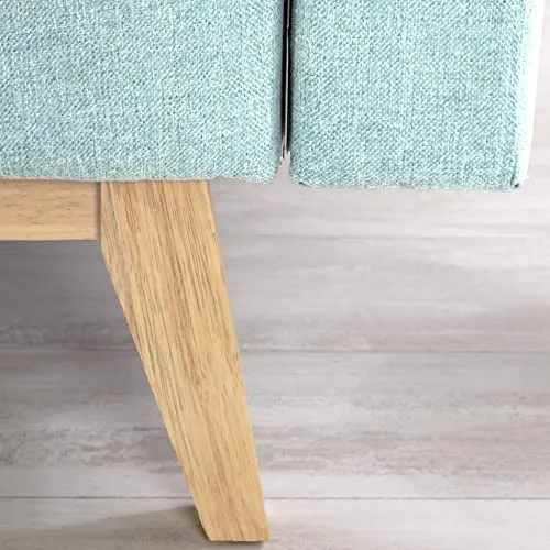 Don Descanso - Canapé Convertible clic clac 3 Places Convertible lit 3 Places Reine. Dimension canapé : 201x73x79 cm | Dimension lit : 201x99x42 cm [Comprend 2 Coussins] | Vert