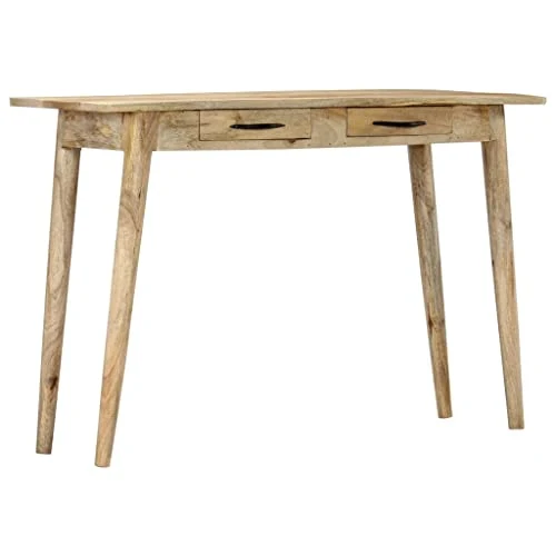 vidaXL Table Console Table d'Entrée Table de Salon Table de Couloir Meuble de Salon Meuble de Couloir Maison 115x40x75 cm Bois de Manguier Massif