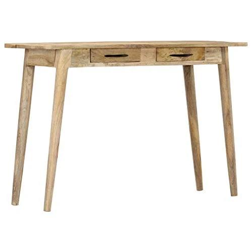 vidaXL Table Console Table d'Entrée Table de Salon Table de Couloir Meuble de Salon Meuble de Couloir Maison 115x40x75 cm Bois de Manguier Massif