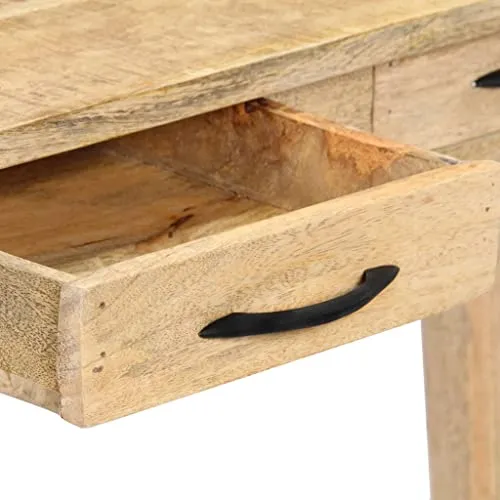 vidaXL Table Console Table d'Entrée Table de Salon Table de Couloir Meuble de Salon Meuble de Couloir Maison 115x40x75 cm Bois de Manguier Massif