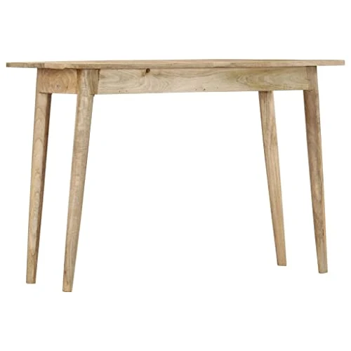 vidaXL Table Console Table d'Entrée Table de Salon Table de Couloir Meuble de Salon Meuble de Couloir Maison 115x40x75 cm Bois de Manguier Massif