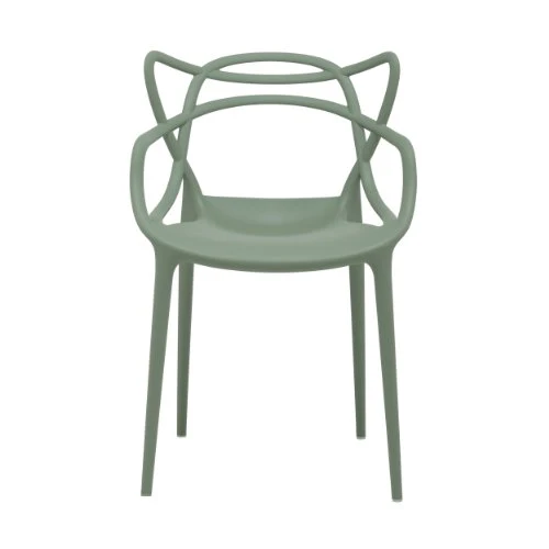 Kartell 586514 Masters Chaise Plastique Vert Sauge