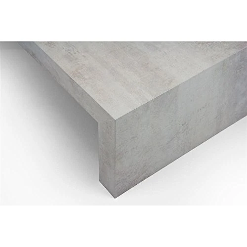 Mobili Fiver, Table Basse, First H30, Béton, 90 x 54 x 30 cm Mélaminé, Made in Italy
